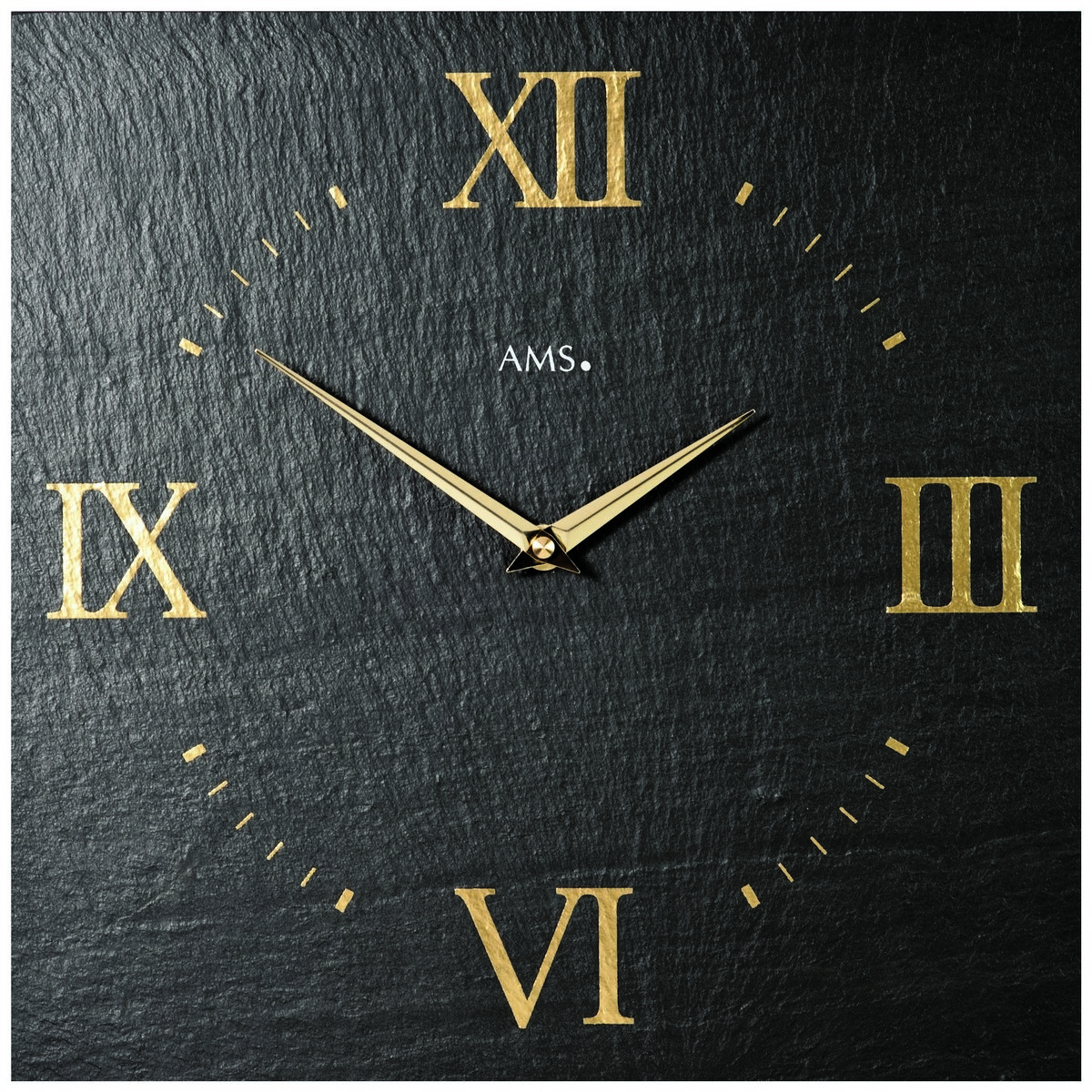 AMS 9517 designové nástěnné břidlicové hodiny