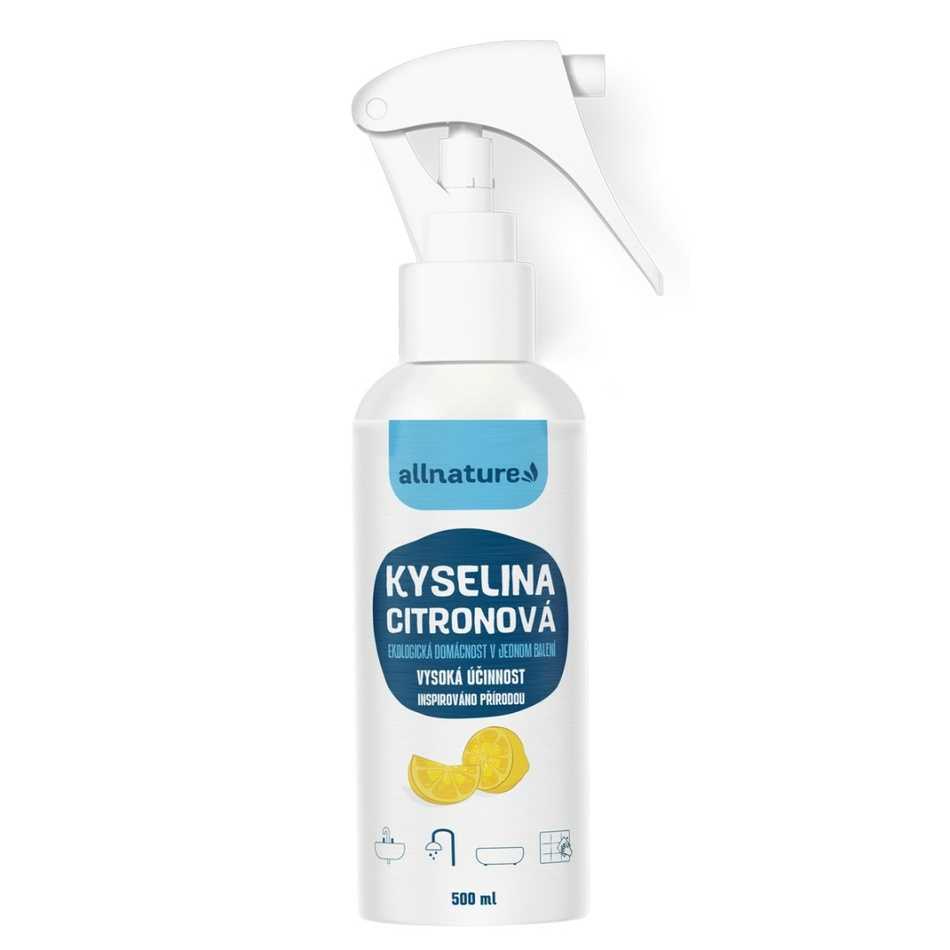 Allnature Kyselina citronová ve spreji 500 ml