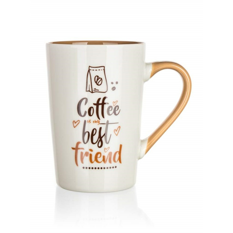 Banquet Keramický hrnek COFFE BEST FRIEND 450 ml