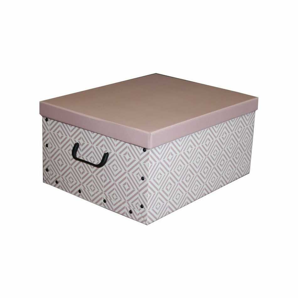 Compactor Skládací úložná krabice - karton box Compactor Nordic 50 x 40 x 25 cm