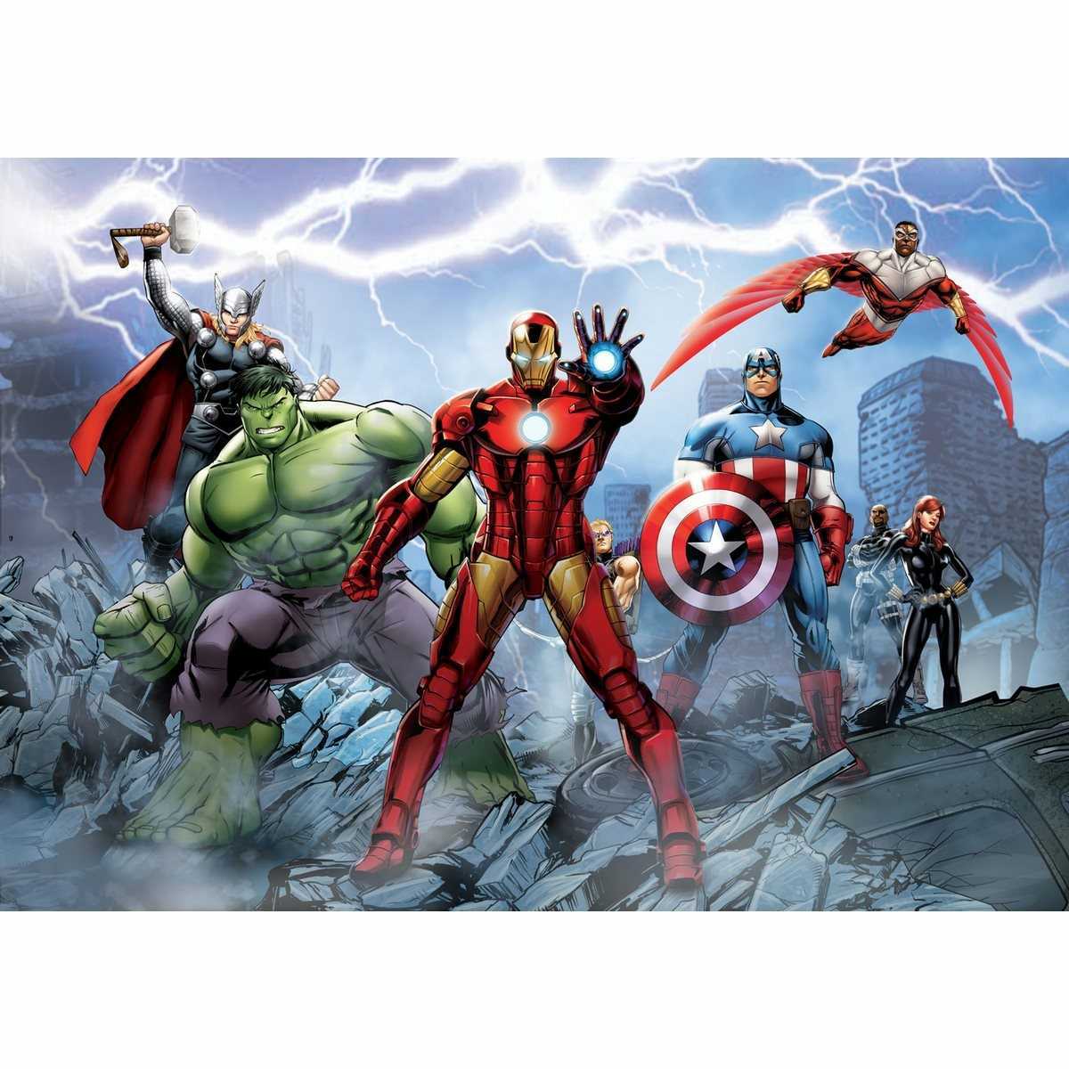 Dětská fototapeta Avengers 252 x 182 cm