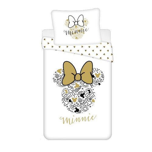 Jerry Fabrics Bavlněné povlečení Minnie gold 02