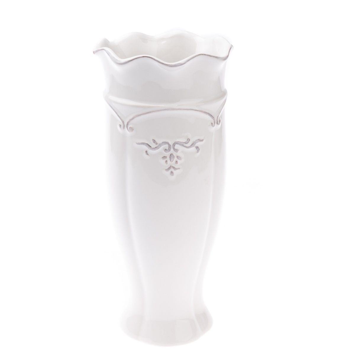 Keramická váza Vallada bílá