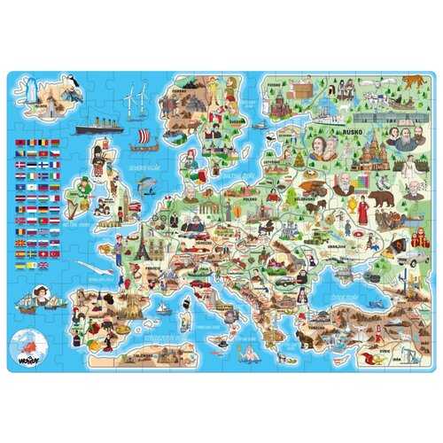 Popular Puzzle Mapa Evropy