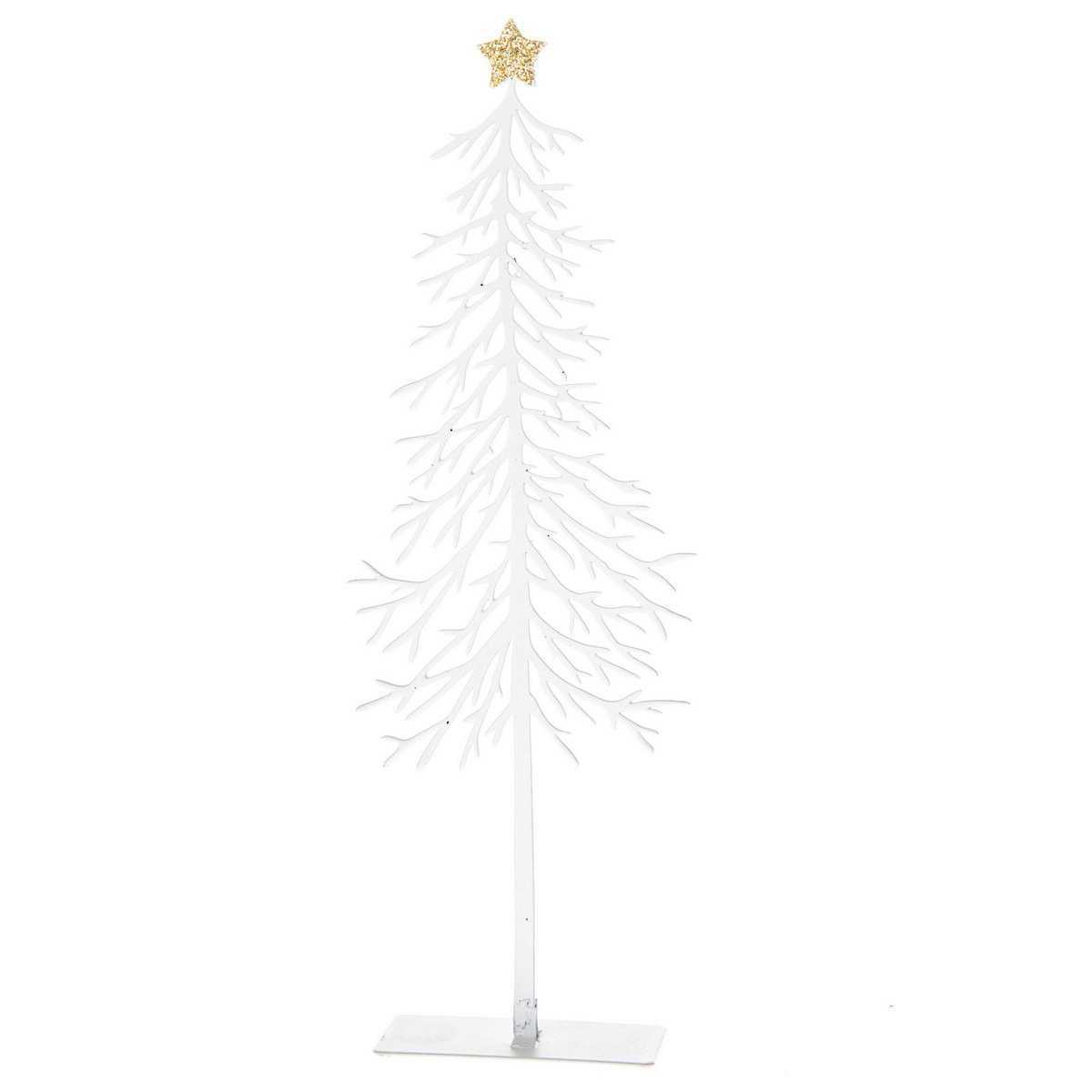 Vánoční kovová dekorace Tree with star