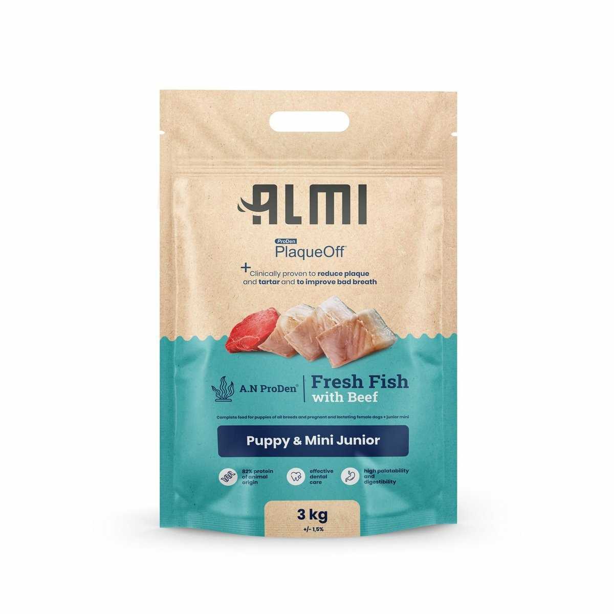 ALMI Puppy & Mini Junior Granule s mořskou řasou