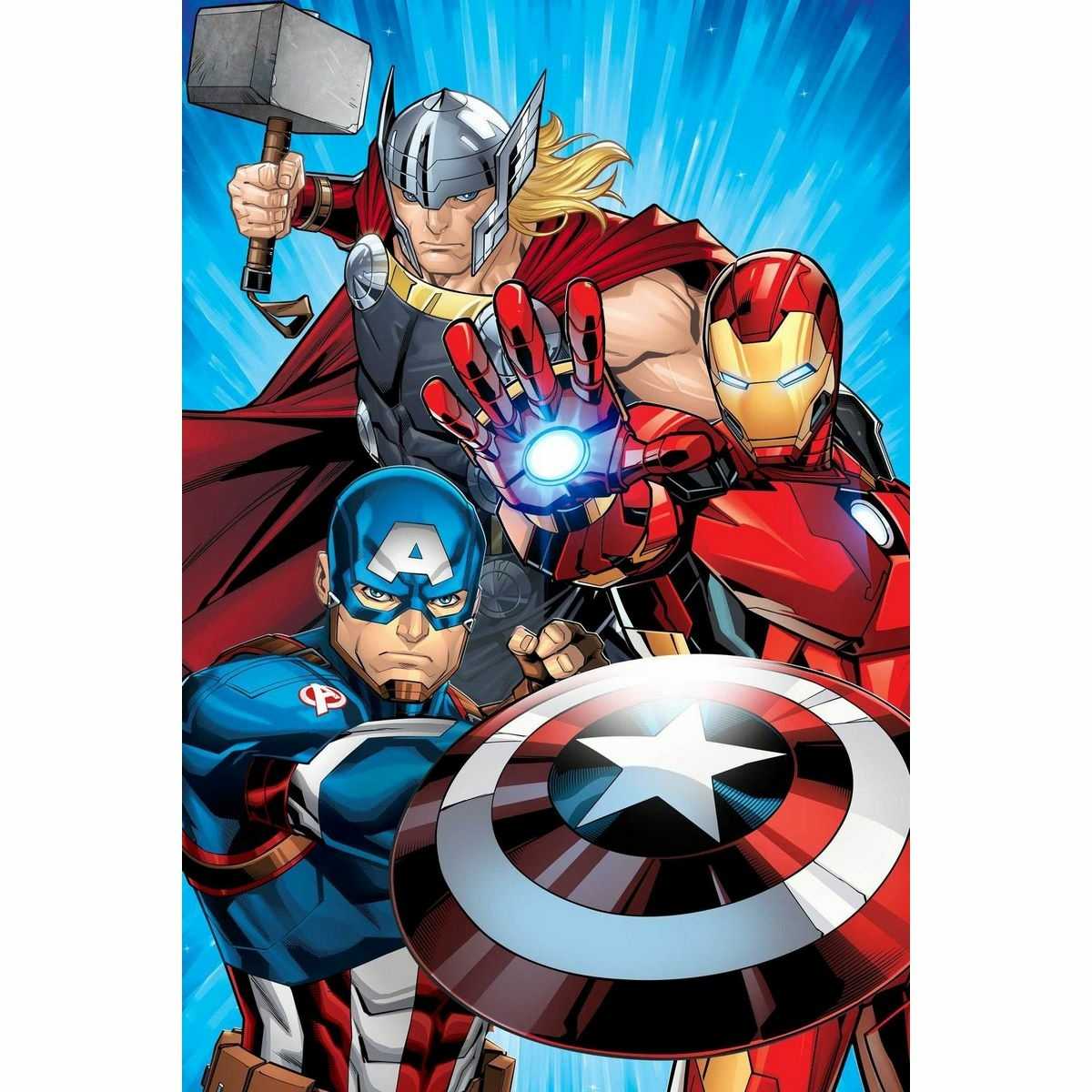 Jerry Fabrics Dětská deka Avengers Heroes 02