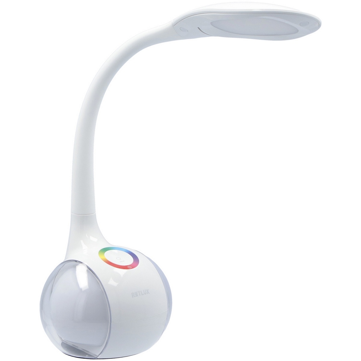 Retlux RTL 202 Stolní LED lampa s ambientním podsvícením bílá