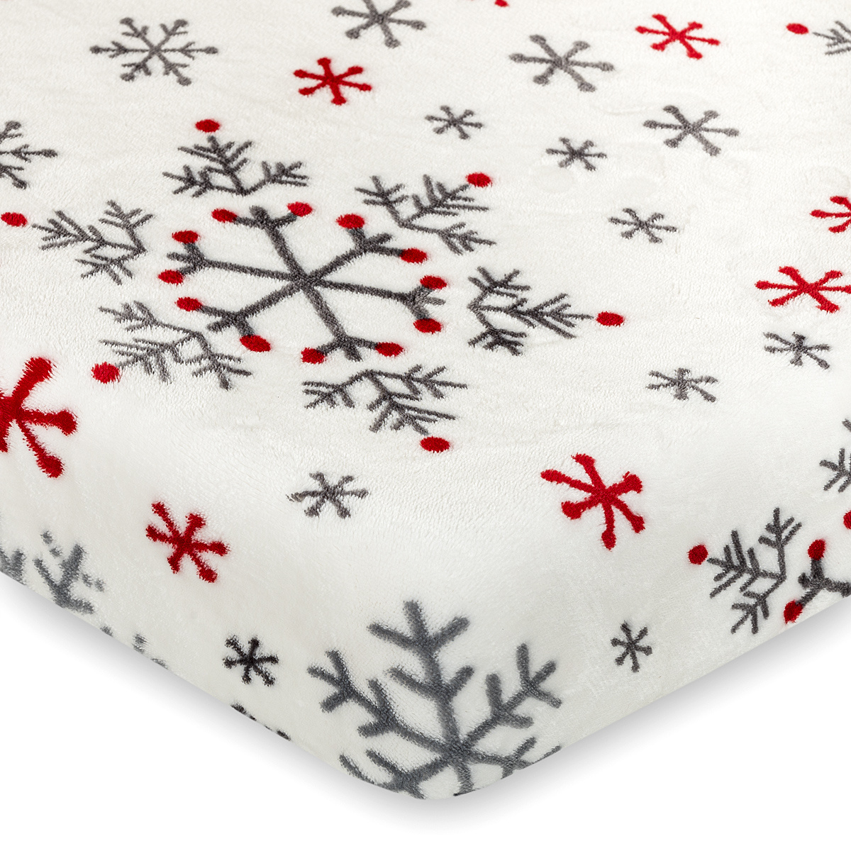 4Home Prostěradlo mikroflanel Snowflakes