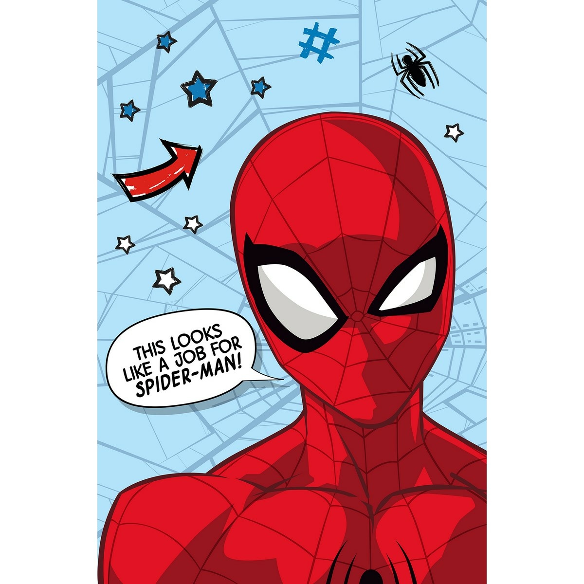 Jerry Fabrics Dětská deka Spider-man