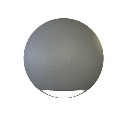 Panlux Venkovní nástěnné LED svítidlo Leon Circle šedá