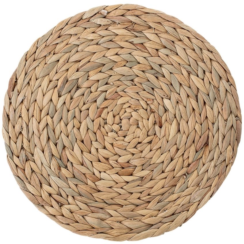 Kulaté prostírání z vodního hyacintu Bloomingville Ydun 35 cm