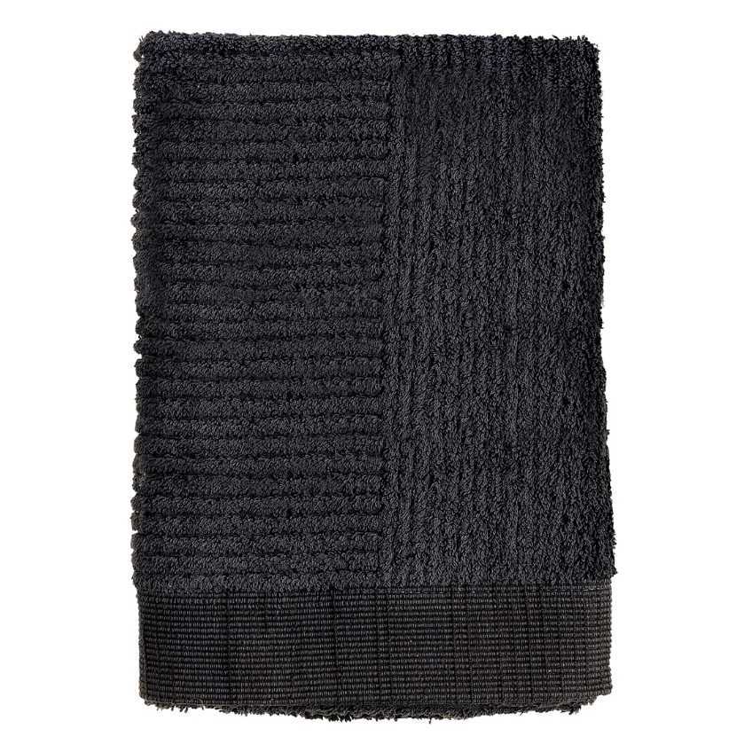 Zone Denmark Černý bavlněný ručník Classic 50 x 70 cm