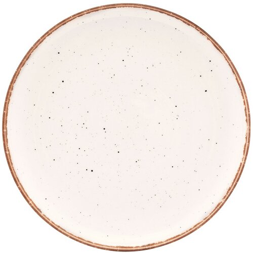 Altom Porcelánový mělký talíř Reactive Ivory