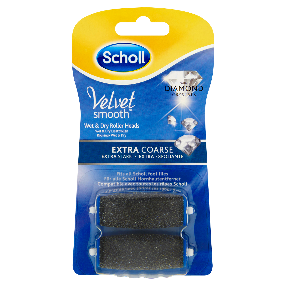 Scholl Náhradní rotační hlavice - extra drsné
