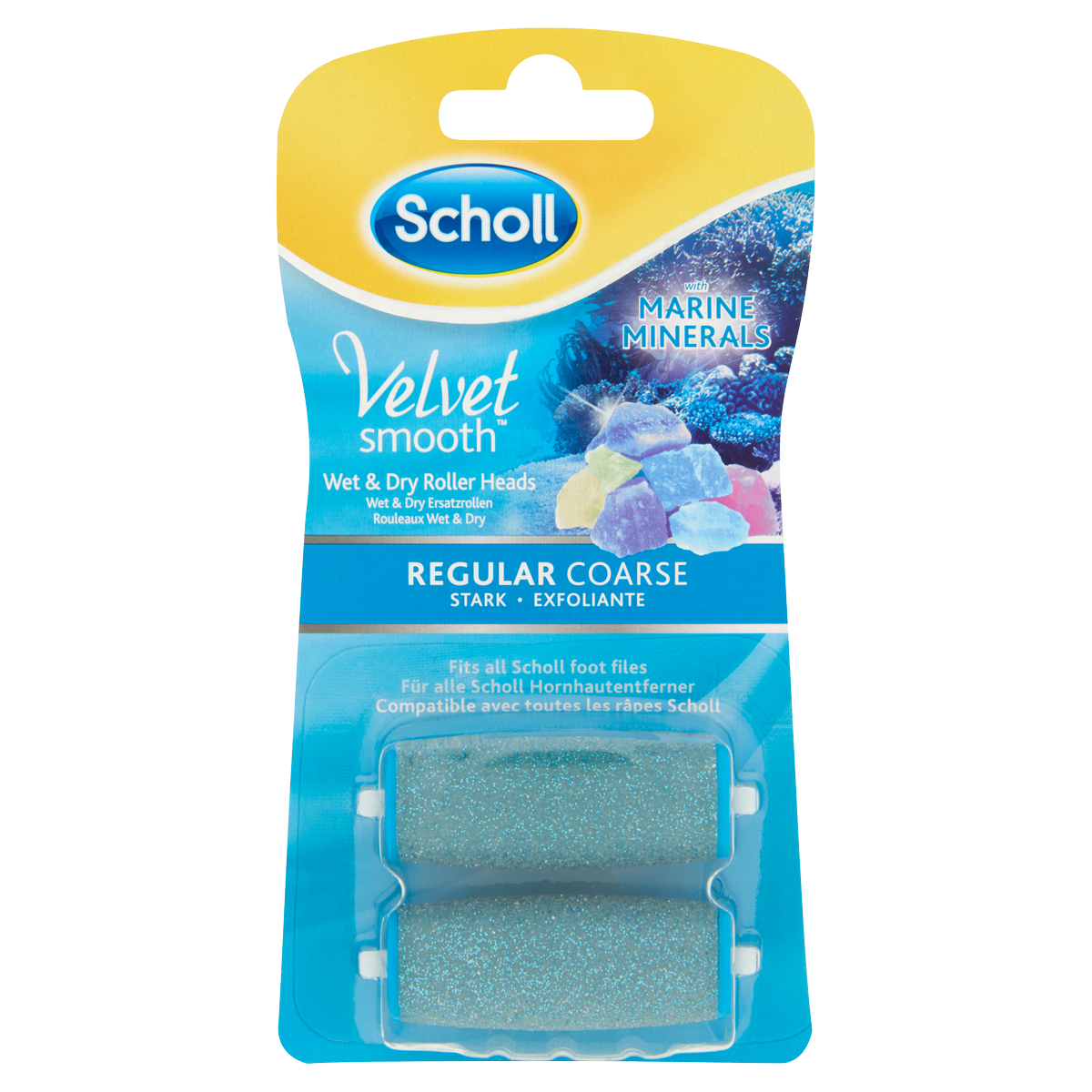 Scholl Náhradní rotační hlavice - středně drsné