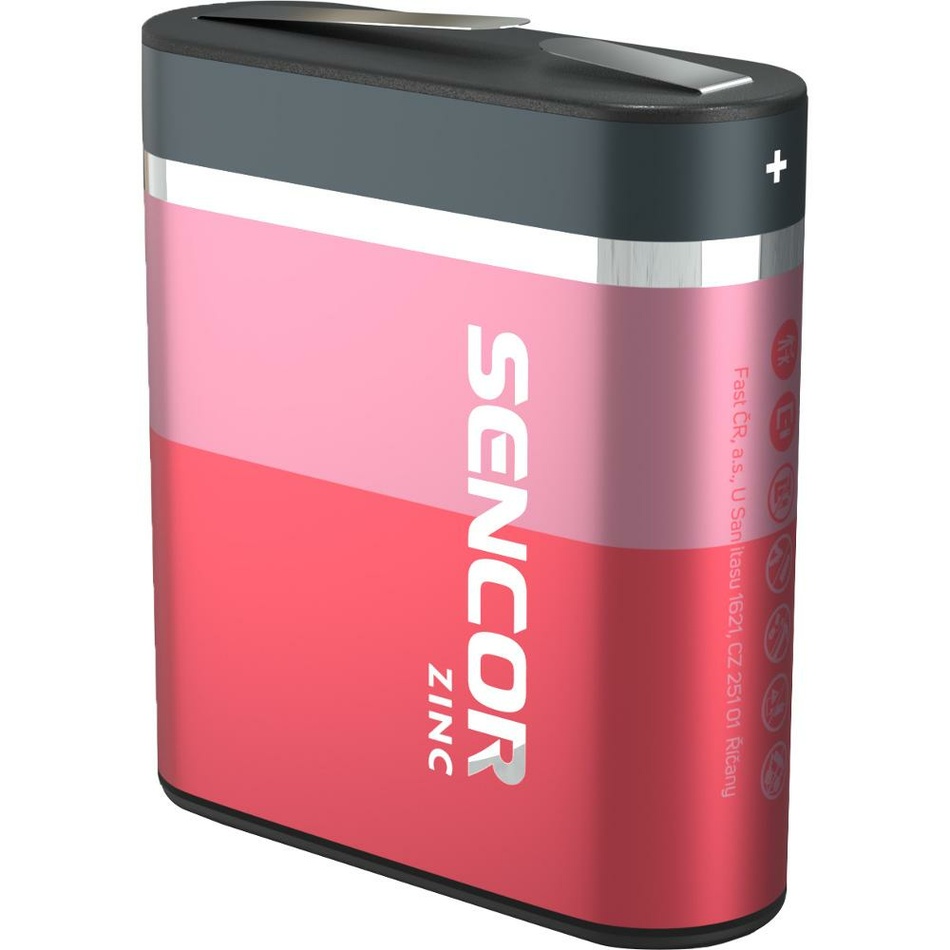 Sencor SBA 3R12 zinkouhlíková baterie 4