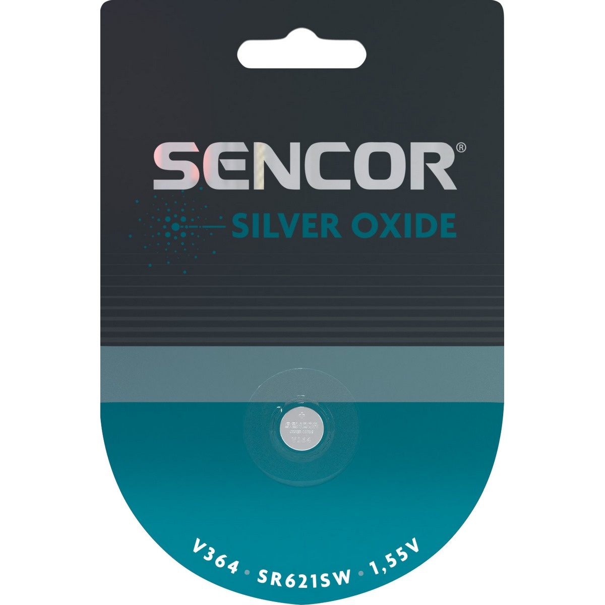 Sencor SBA V364/SR621SW stříbrnooxidová baterie
