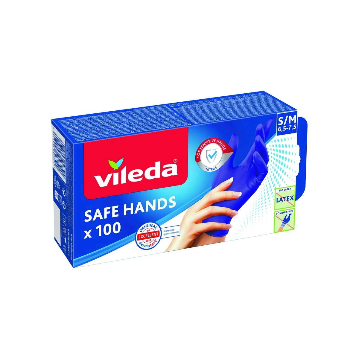 Vileda Safe Hands rukavice S/M 100ks