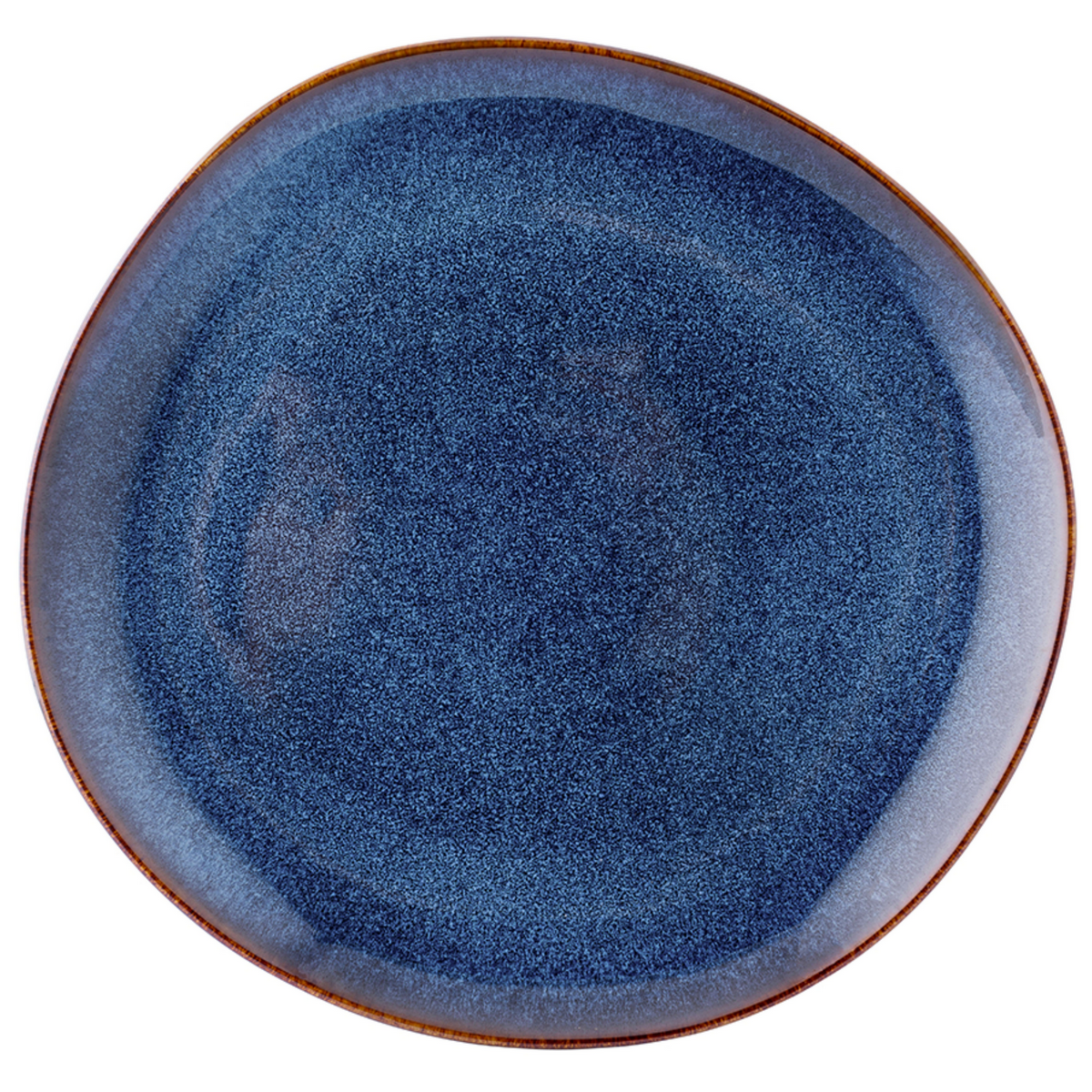 Altom Keramický mělký talíř Reactive Navy Blue 25