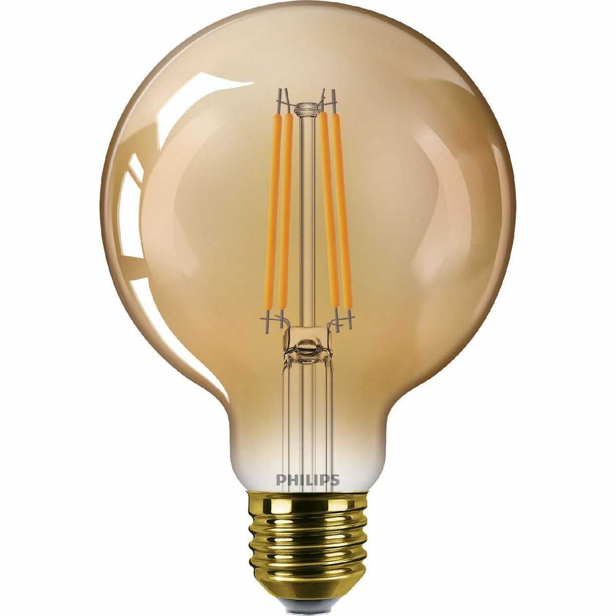 Philips LED filament žárovka E27 G95 3