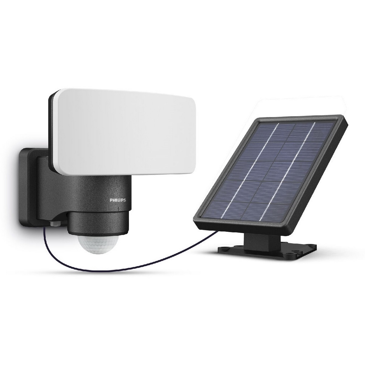 Philips Tylus UltraEfficient Security solární LED reflektor se senzorem černá