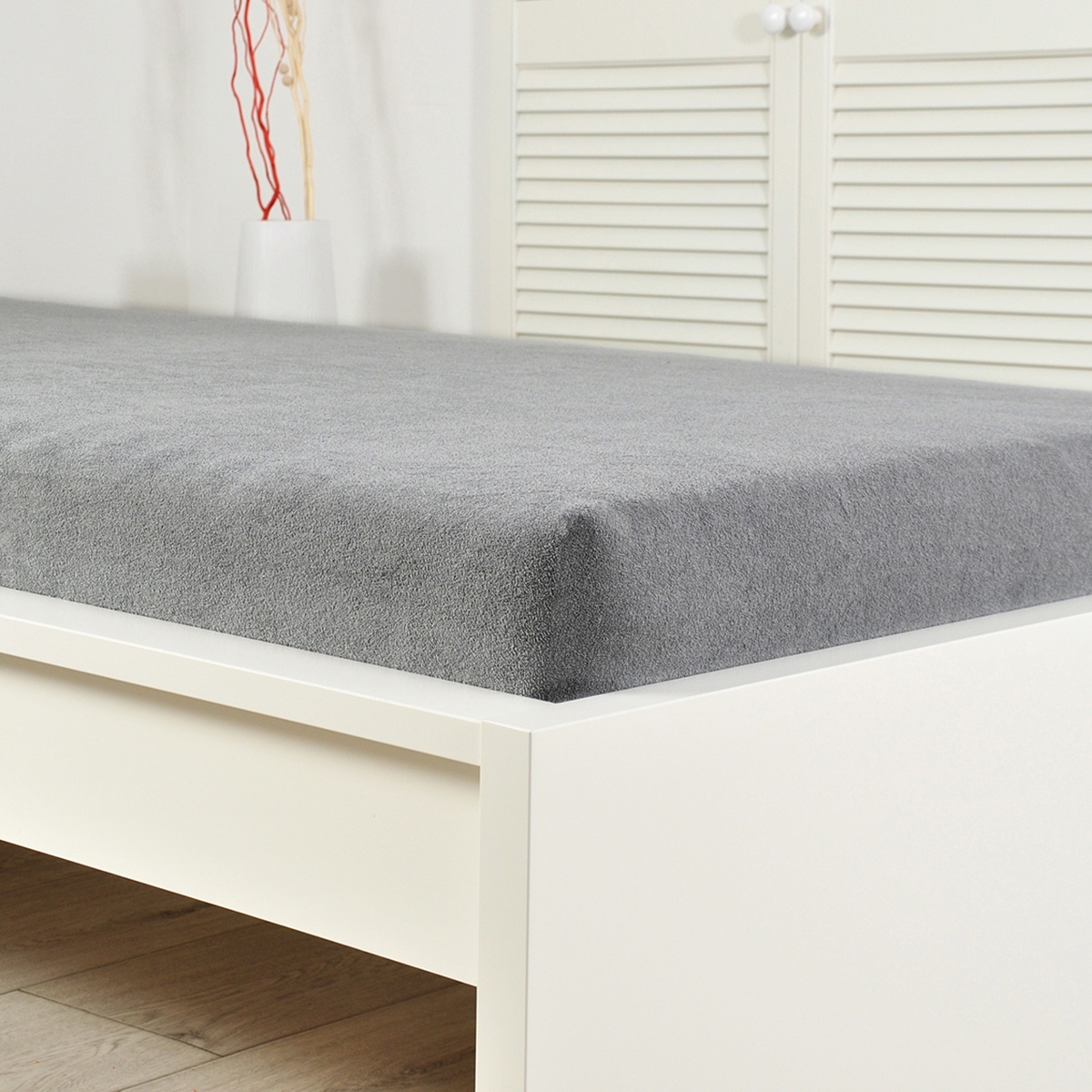 4Home froté prostěradlo Ideál šedá