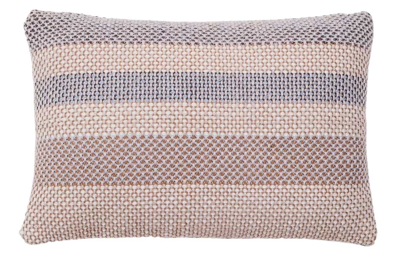 Béžovo-modrý povlak na polštář Kave Home Lunet 40 x 60 cm
