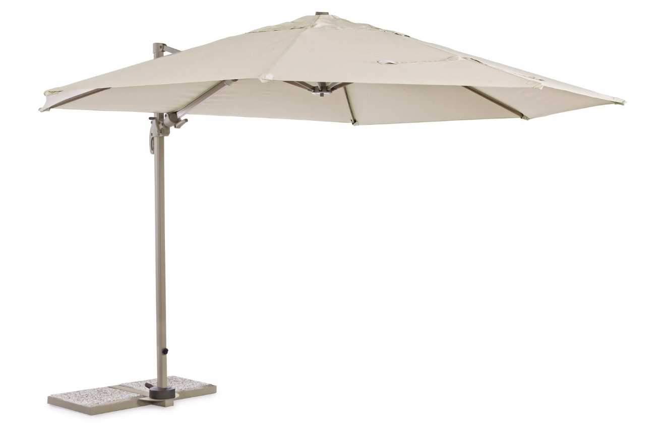 Béžový slunečník Bizzotto Orland 350 cm