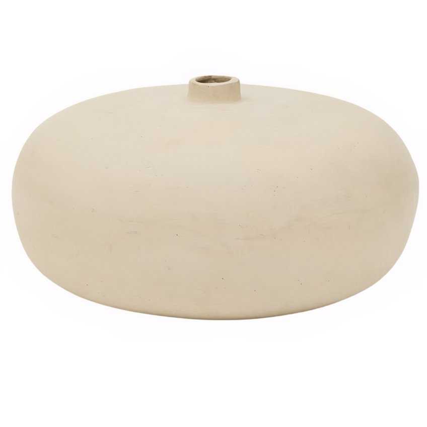 Bílá váza Kave Home Nivala ø 31 cm