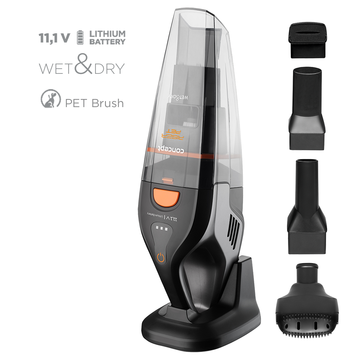 Concept VP4351 ruční vysavač WET & DRY RISER PET 11
