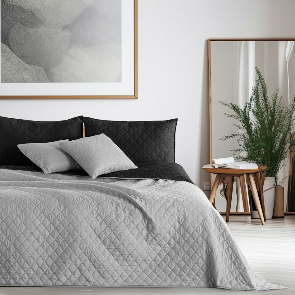 DecoKing Přehoz na postel Axel silver - bla