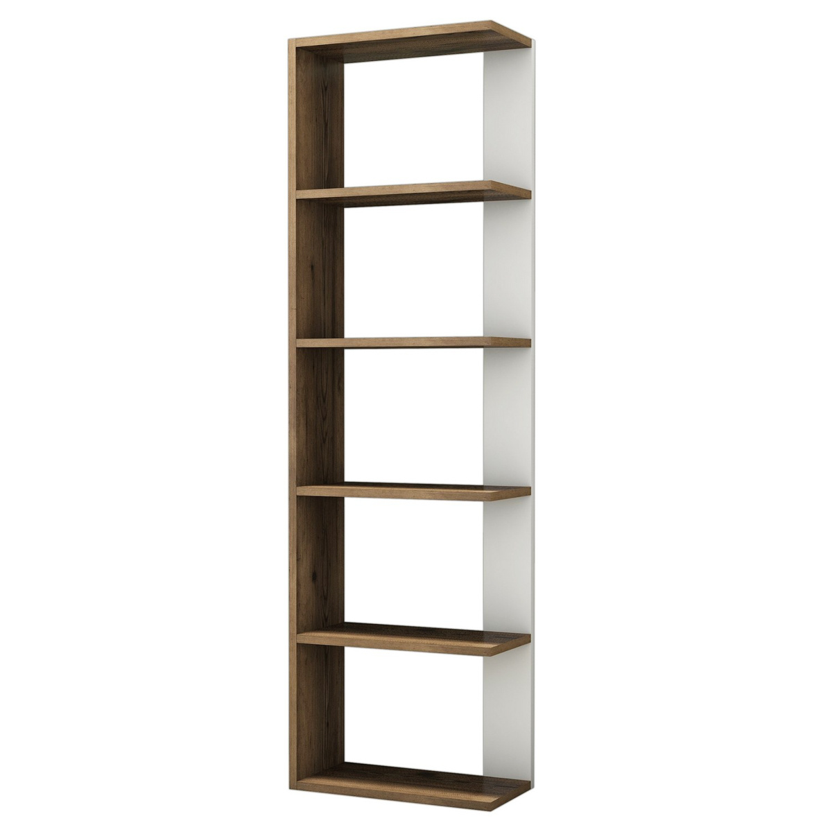 Knihovna Tower Walnut