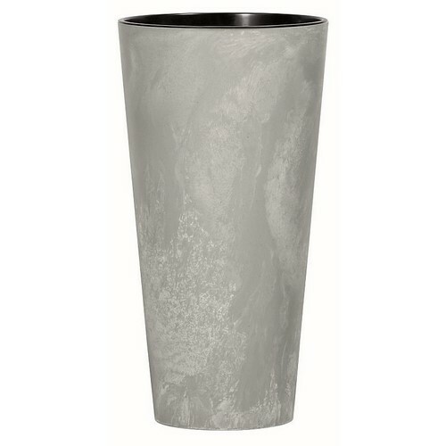 Květináč TUBUS SLIM BETON EFFECT s vkladem 30 cm