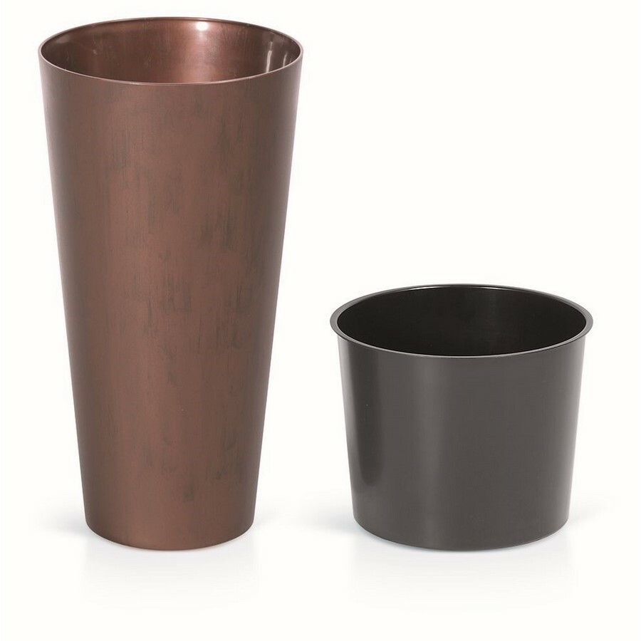 Květináč TUBUS SLIM CORTEN s vkladem 30 cm