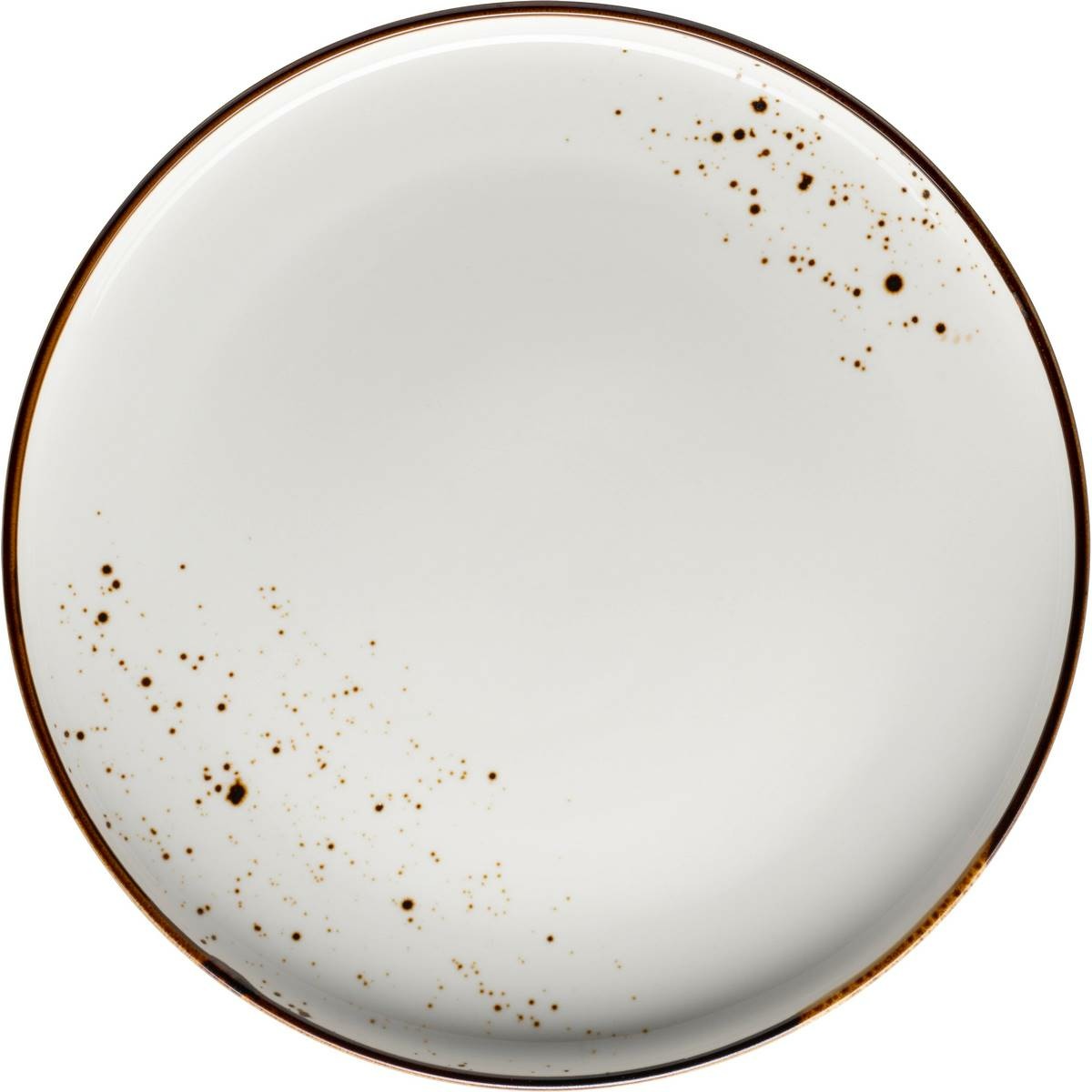 Mäser Mělký talíř Pintar White hnědé tečky 27 cm