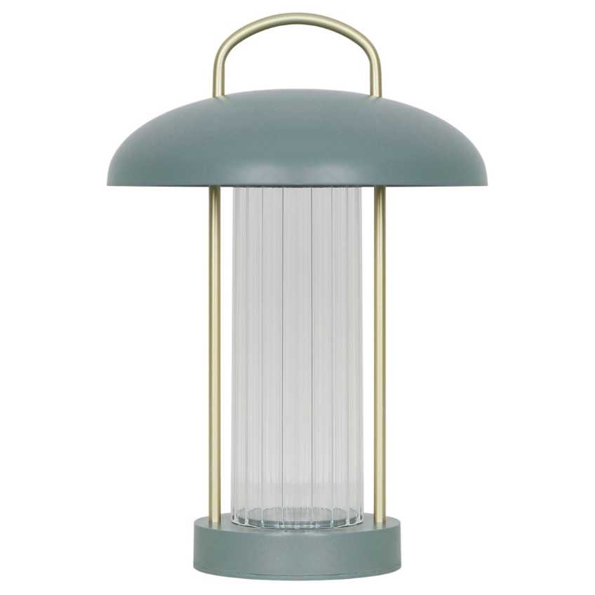 Nordlux Zelená kovová stolní LED lampa Mirano