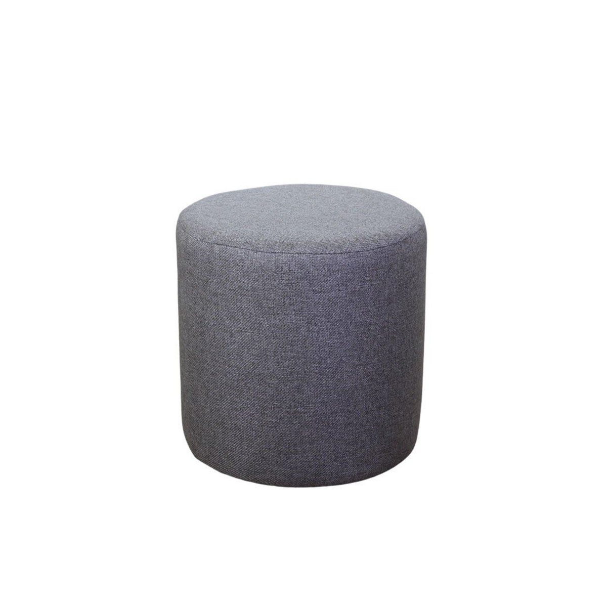 Taburet Silindir Puf Brown