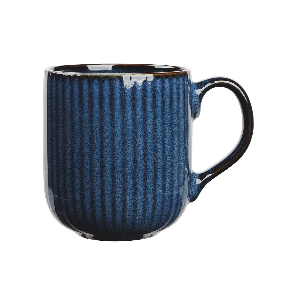 Altom Porcelánový hrnek Reactive Stripes modrá
