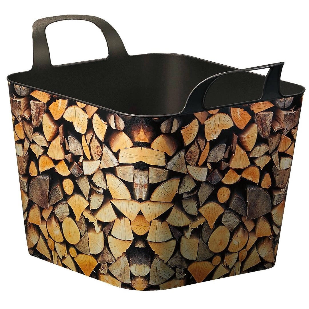 Univerzální flexi koš Wood 36 l