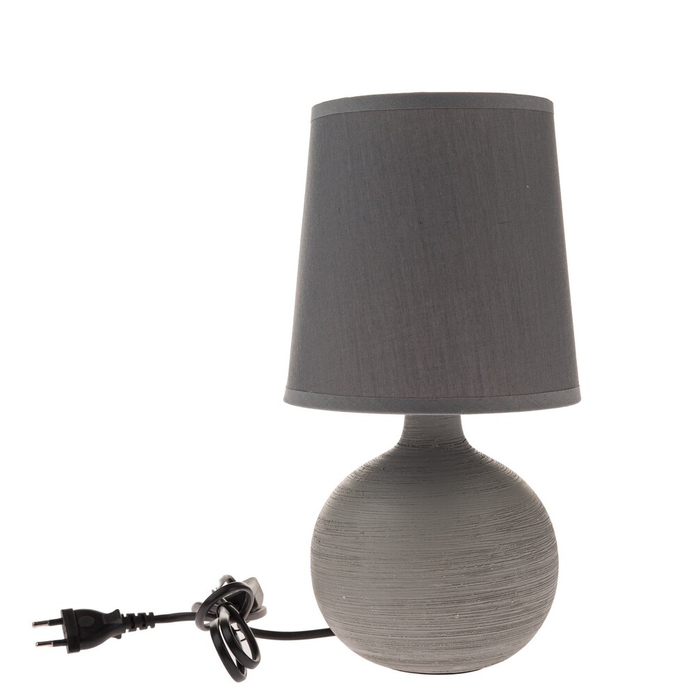 Keramická stolní lampa Grafit