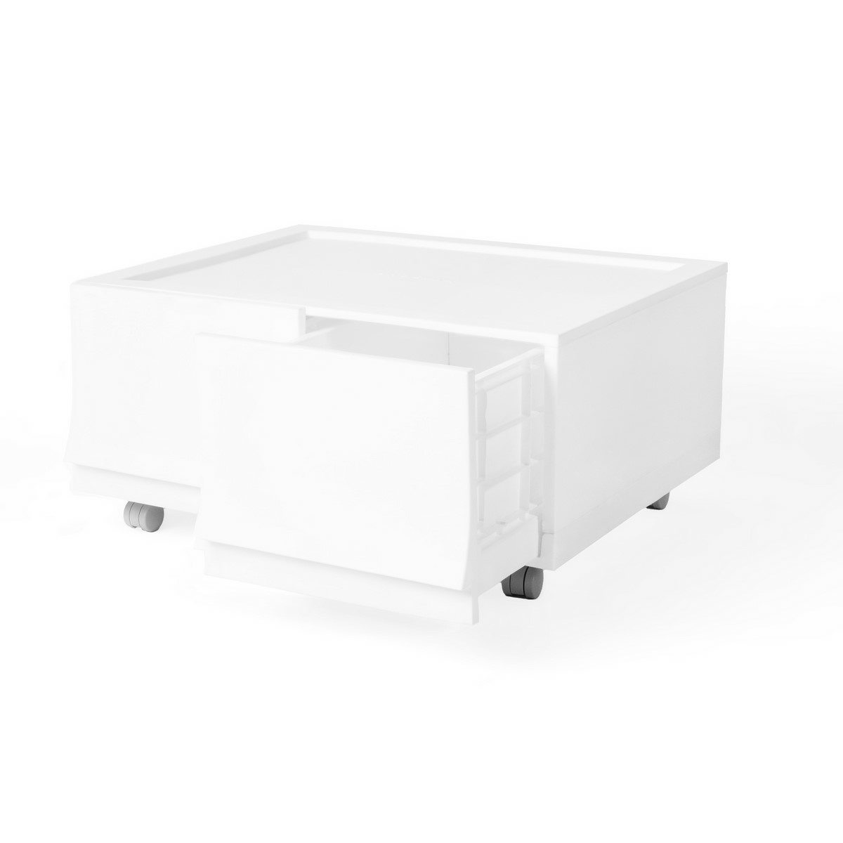 Modulární úložný box Wave twin Snow s kolečky 54