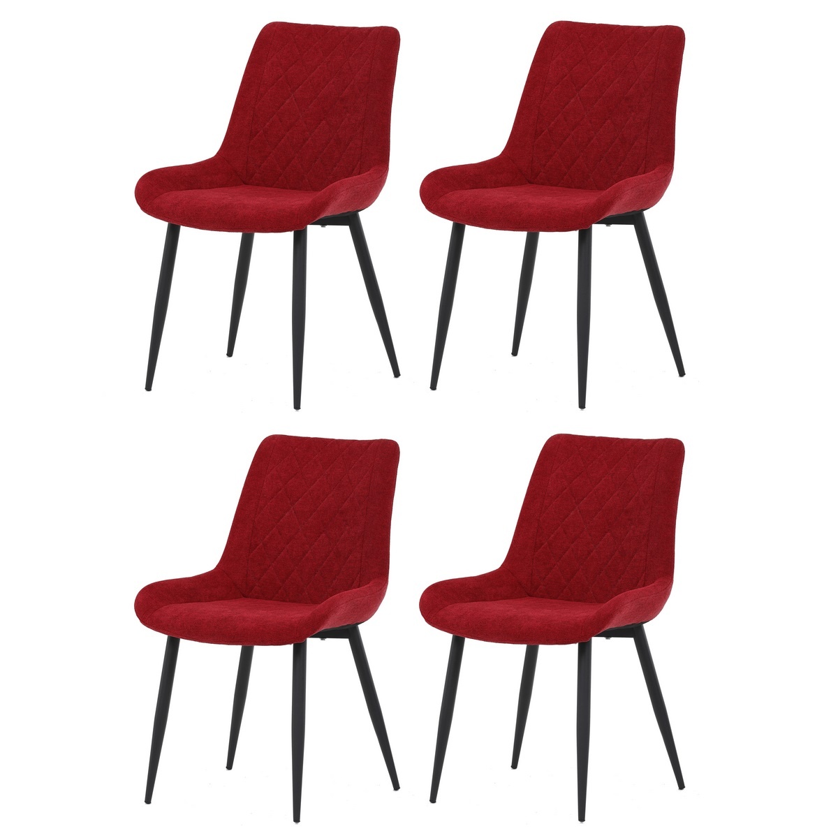 Sada jídelních židlí DCL-218 RED2