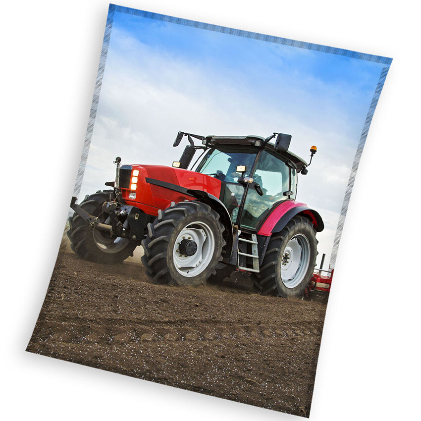 Carbotex Dětská deka Traktor na poli