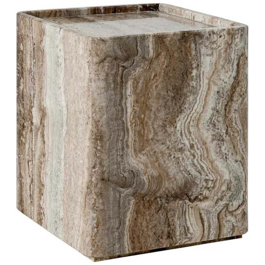 GUBI Kamenný odkládací stolek Pietra 33 x 33 cm