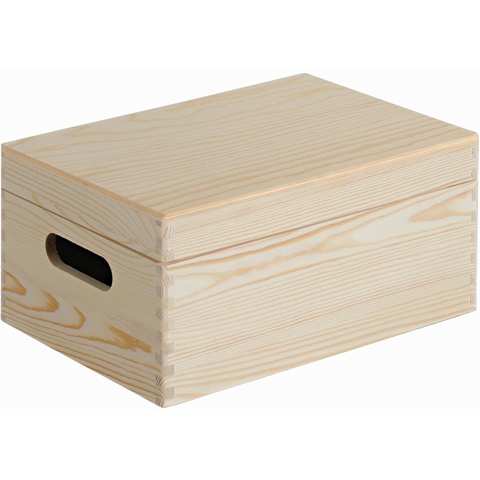 Kesper 69401 Úložný box s výklopným víkem borovice 29 x 19 x 13