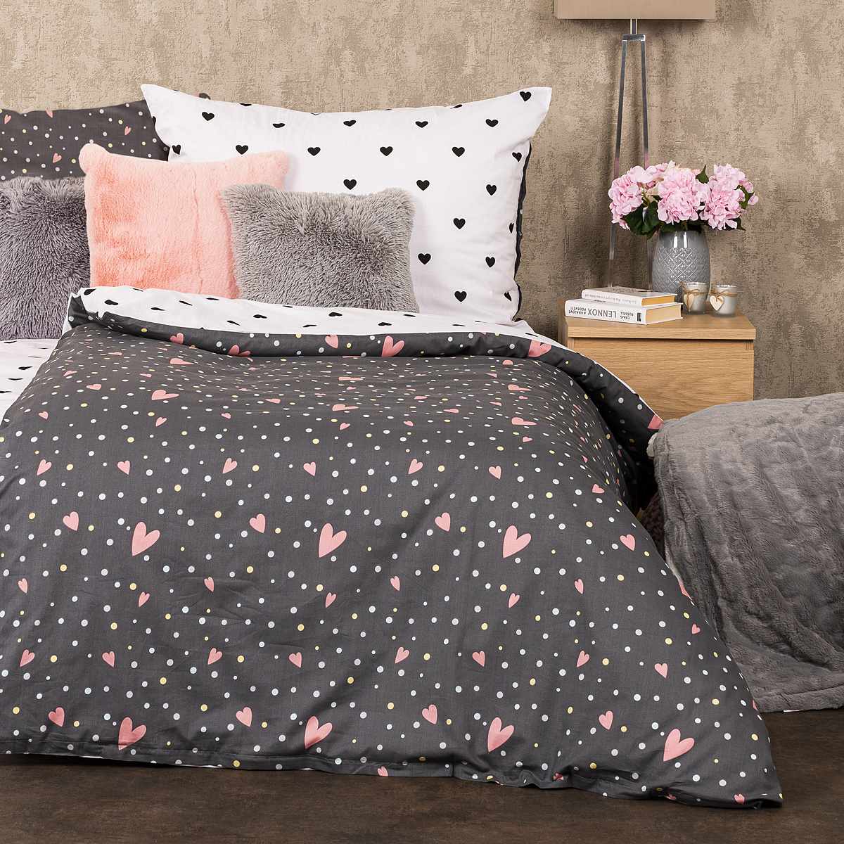 4Home Bavlněné povlečení Srdíčka