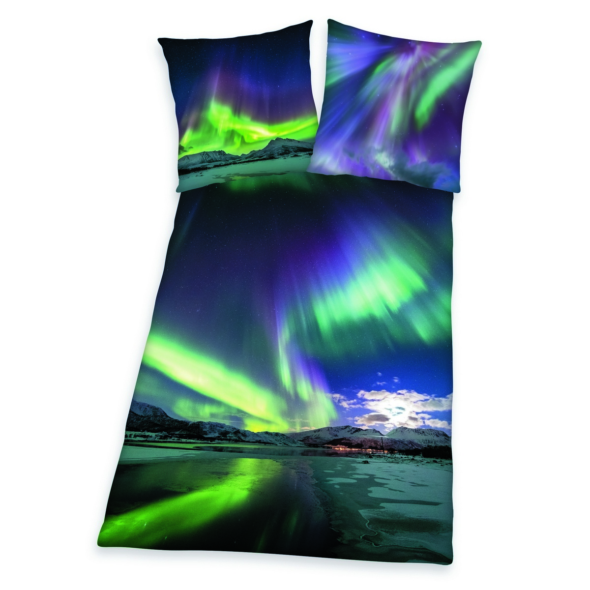 Bavlněné povlečení Polární záře