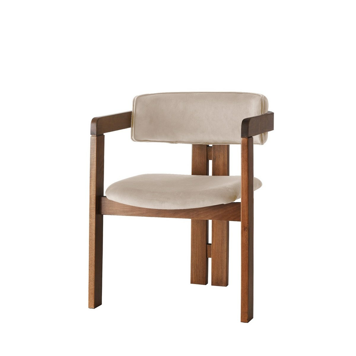 Jídlení židle CO Beige and Walnut