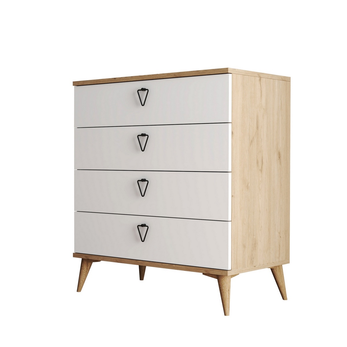 Komoda Versa White and Oak
